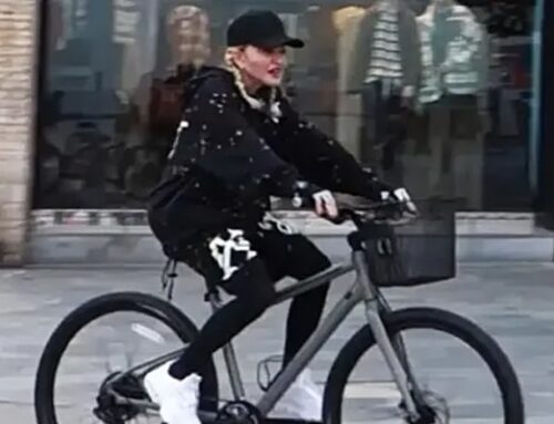 Madonna no és l’única celebrity que va amb bici